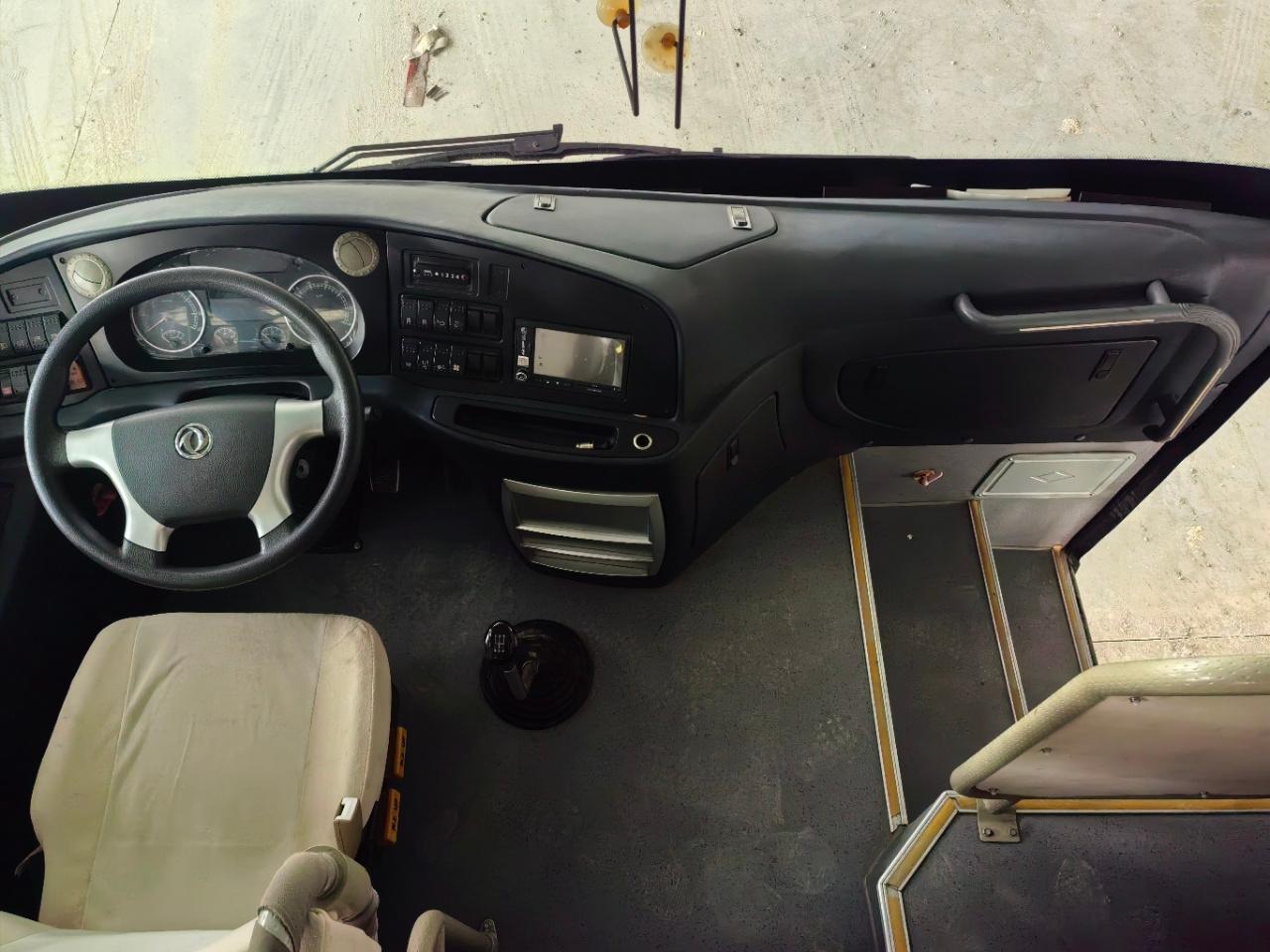 Driver dashboard of the 46-seat coach